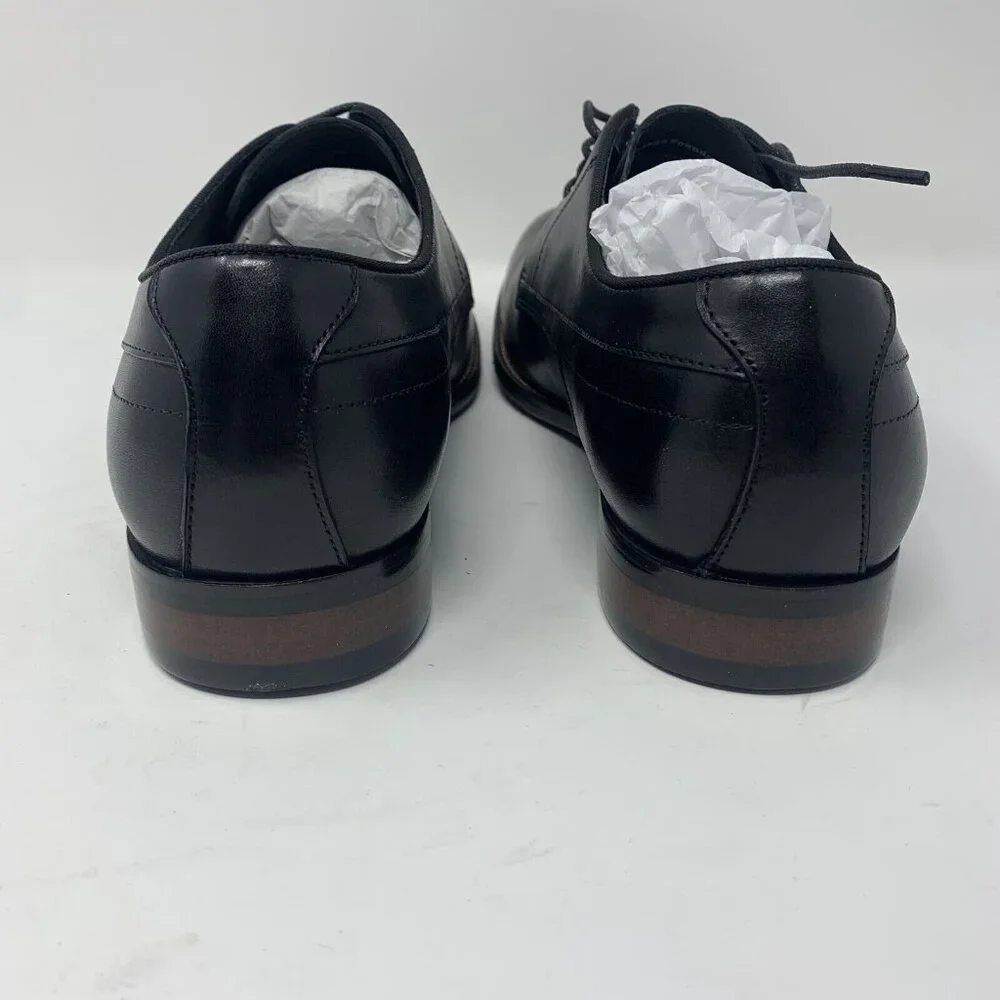 Vintage Foundry Co Elias VF1187 Dress‎ Shoes Men's 9 Black Leather Oxfords S0669
